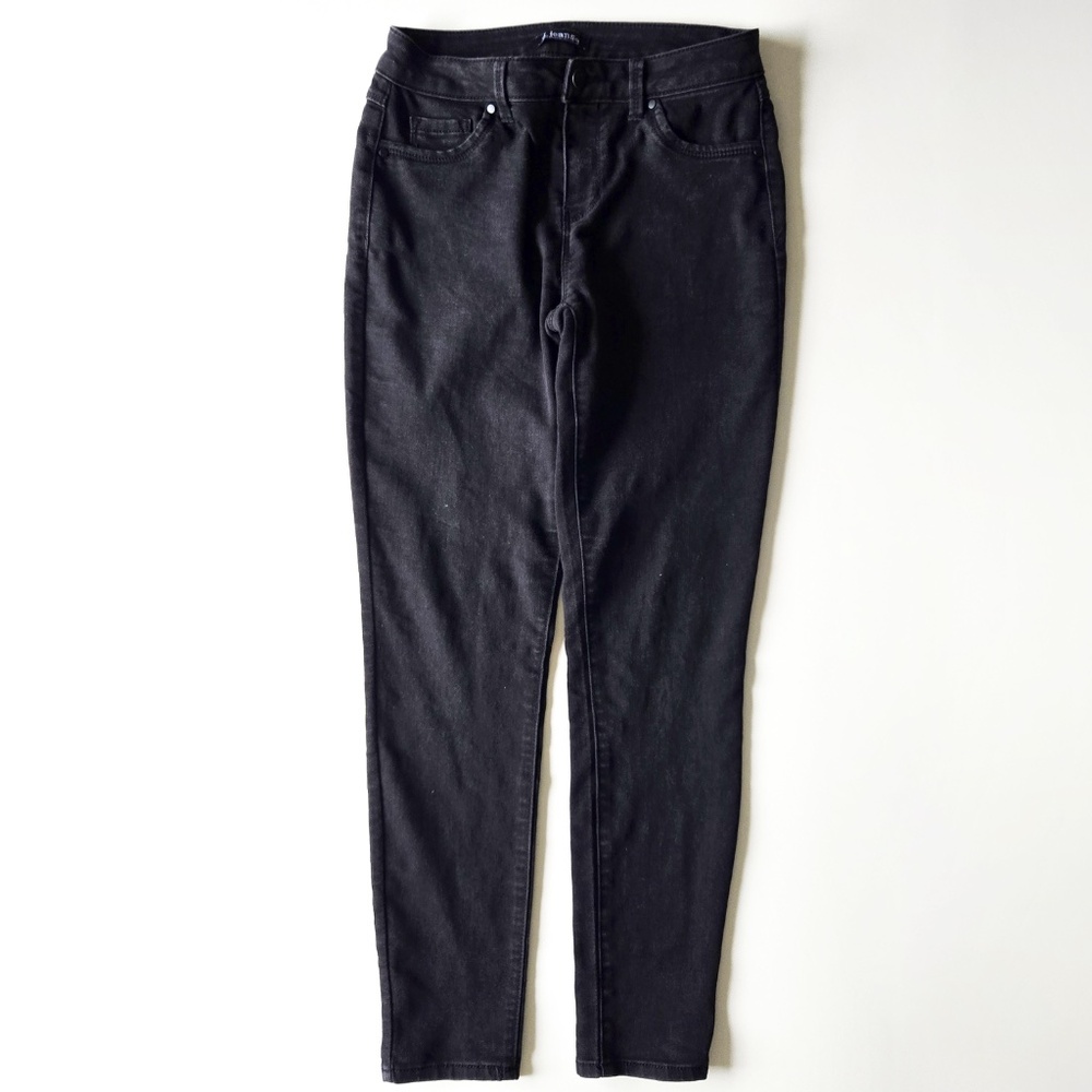 d. jeans (3Pairs) Women's Skinny Jeans In Black, Charcoal Black, & Blue - Picture 12 of 15
